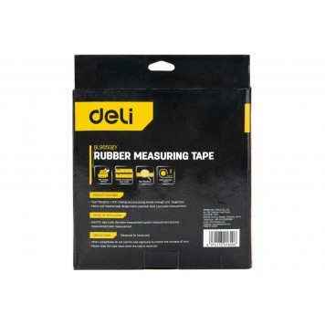 Лента DL9850ZY измерительная 50мx14,5мм стекловолокна и ПВХ Deli-8