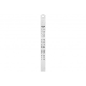 Линейка DL8030Y стальная 300мм, нержавеющая сталь Deli-1