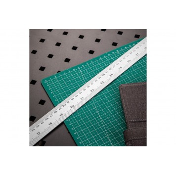 Линейка DL8100Y стальная 1000мм, нержавеющая сталь Deli-2