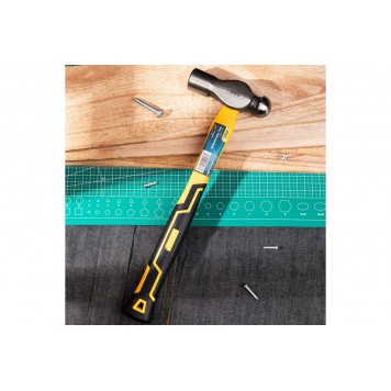 Молоток DL443024 рихтовочный 680гр фиберглассовая рукоять, Deli-5