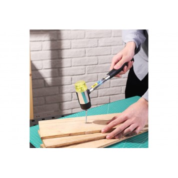 Молоток DL5340 рихтовочный безынерционный 560гр, 315мм, Deli-4