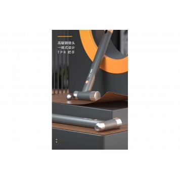 Молоток HT7008C "Home Series Gray" 250гр рукоятка из софттач пластика Deli-1
