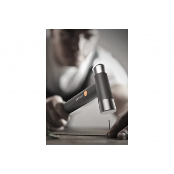 Молоток HT7008C "Home Series Gray" 250гр рукоятка из софттач пластика Deli-4