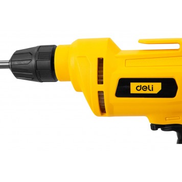 Дрель DL-DZ10-E1 сетевая 500 Вт, быстрозажимной патрон 10 мм DELI-5
