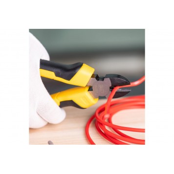 Бокорезы DL2207 диагональные 180мм, двухкомпонентная рукоять, Deli-4