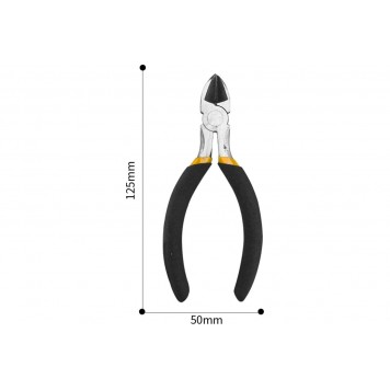 Бокорезы DL20025 мини диагональные 125мм, двухкомпонентная рукоять, Deli-4