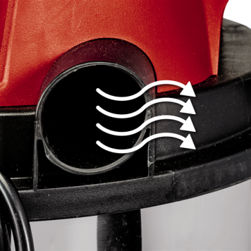 Пылесос строительный TC-VC 1815S, 1250Вт, 15л, 2342390 Einhell-1