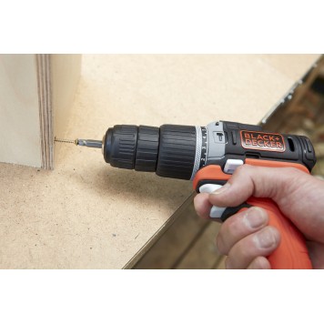 Шуруповёрт BDCHD12S1-XJ ударный GoPak 12 В USB BLACK+DECKER-9