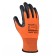 Перчатки 4196 стрейчевые с латексным покрытием оранжевые размер 10 (XL) DOLONI