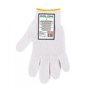 Перчатки 554 трикотажные без ПВХ рисунка размер 10 (XL) DOLONI-1