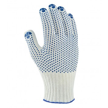 Перчатки 880 трикотажные с 2-х сторон ПВХ-рисунок размер 10 (XL) DOLONI-1