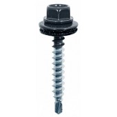 Саморез кровельн (ДЕРЕВО) 7024 тёмно-серый 4.8х35 уп250шт