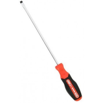 Отвёртка DL3449 шлиц SL6x150мм , матовый стержень, 2-х комп рукоять Deli