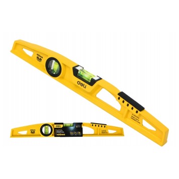 Уровень DL290400Q строительный литой усиленный 400мм Deli-1