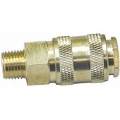 Соединение быстросъемное HD-1151B с клапаном наружная резьба 3/8" (латунь) "H-D"