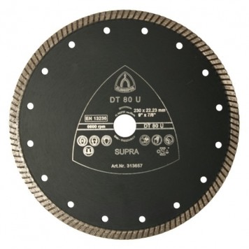 Диск SUPRA DT80U алмазный 125х22,23мм TURBOКрон-кс