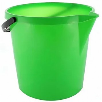 Ведро полипропилен, 12 л, с носиком, зеленое, арт. 400-201 Ведро полипропилен, 12 л, с носиком, зеленое, арт. 400-201