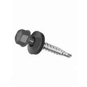 Блистер Саморез кровельн 5,5х19 (МЕТАЛЛ) 7024 (графит) уп 25шт №2