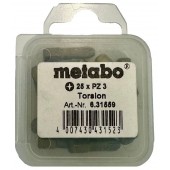 Бита PZ3х25мм TORISON, 1 шт. METABO 6.31559