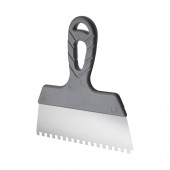 Шпатель 422 00 200 зубчатый «Эксперт» из нерж.стали 200мм, 6х6мм