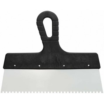 Шпатель зубчатый с антикорр.покp 250мм,4*4 мм Шпатель зубчатый с антикорр.покp 250мм,4*4 мм