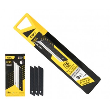 Лезвие DL-DP251 для ножа 25мм*10шт Deli Лезвие DL-DP251 для ножа 25мм*10шт Deli