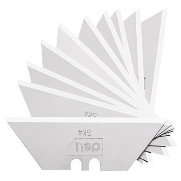 Лезвие DL-DP30 трапецевидные для ножа 10 шт, 60х19х0,6 мм Deli Лезвие DL-DP30 трапецевидные для ножа 10 шт, 60х19х0,6 мм Deli