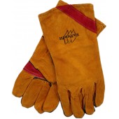 Перчатки сварщика замш длин (КРАГИ ОРАНЖ)