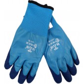 Перчатки C-36-40 прорезинен.с утеплением синие (глубокий облив) 10/360