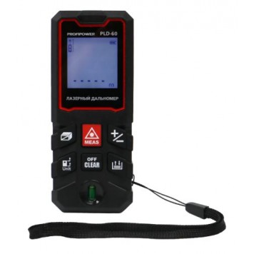 Дальномер E0268 лазерный PROFIPOWER 60 метров PLD-60 Дальномер E0268 лазерный PROFIPOWER 60 метров PLD-60