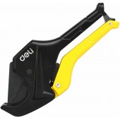 Труборез DL2501 для пластиковых труб с храповым механизмом D- 36мм лезвия с тефлоновым покрытием Deli