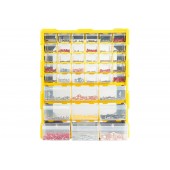 Органайзер DL432139 настенный (38,5х16,5х48 см) 30 ячеек (14х5х3,7см) + 9 ячеек (14х10,5х6см) Deli