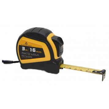 Рулетка АТ-РИ3316А измерительная ALUKOMTOOLS AUTOLOCK NYLON 3х16, магнитный зацеп