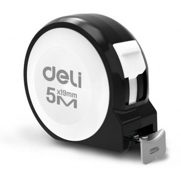 Рулетка H8005A "Home Series White" 5м х 19мм, эксклюзивный дизайн Deli
