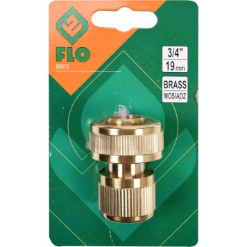 Соединитель латунный 3/4 FLO-1