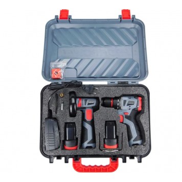 Набор аккумуляторных инструментов E0229 ProfiSet 2B16 (Li-ion 2 шт, 2.0 Ач, З/У, в кейсе, E0210, E0245)-7