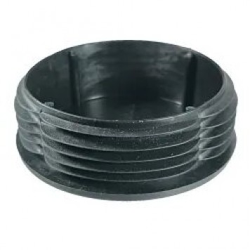 Заглушка D-108 для труб круглая, черная 26-0160-1