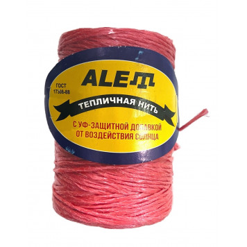 Шпагат подвязочный 750 текс, 200 гр, красный ALET