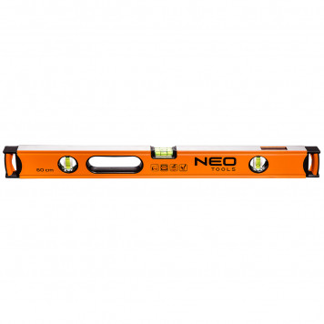 Уровень 71-072 алюминиевый 60 см, 3 глазка NEO