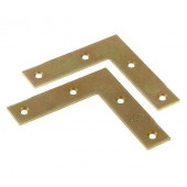 Уголок оконный NAZ 4 желтый цинк 60х60х10х2,0 мм ALET