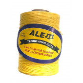 Шпагат подвязочный 750 текс, 200 гр, желтый ALET