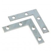 Уголок оконный NA 6 белый цинк 80х80х18х2,0 мм ALET