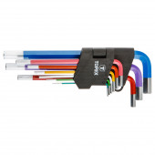 Ключи 35D966 набор шестигранные 1,5-10,0 мм, цветовая кодировка, 9 шт ТОРЕХ