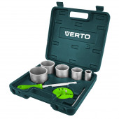 Набор 60Н900 коронок с вольфрамовым напылением (d-33, 53, 67, 73, 83 мм) VERTO