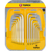 Ключи 35D953 шестигранные и TORX набор длинные 18 шт. ТОРЕХ