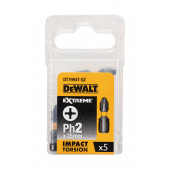 Биты DT7994T-QZ ударные IMPACT Torsion PH2x25 мм, 5 шт DEWALT