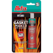 Герметик силиконовый термостойкий НТ300 (красный) 50 мл, 85 г AKFIX