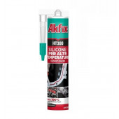 Герметик силиконовый термостойкий НТ300 (черный) 310 мл AKFIX