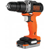 Шуруповёрт BDCHD12S1-XJ ударный GoPak 12 В USB BLACK+DECKER