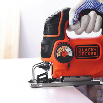 Электролобзик KS801SEK-QS SMART SELECT 550 Вт, быстрый зажим пилки BLACK+DECKER-2